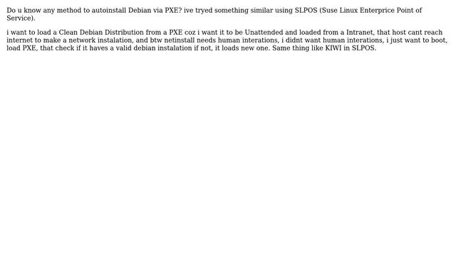 Debian - Autoinstall Debian distribution via PXE смотреть онлайн