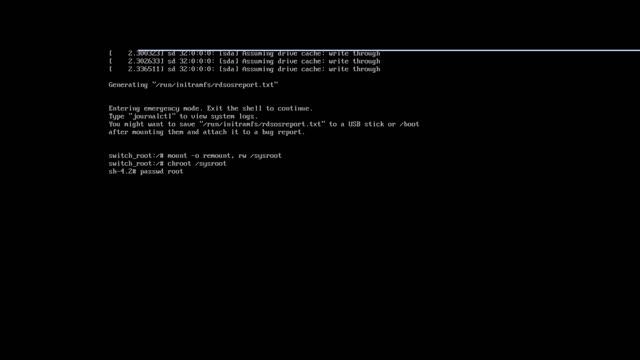 Recovering Root User Password on RHEL7 смотреть онлайн