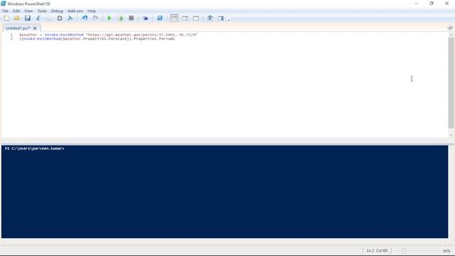 Get Weather Forecast with PowerShell смотреть онлайн