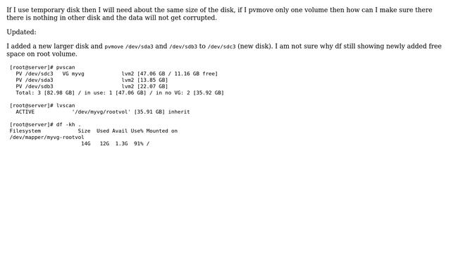 Unix & Linux: reverse extending the LVM group volume (2 Solutions!!) смотреть онлайн