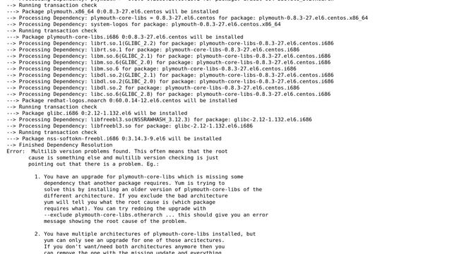 CentOS 6.5: yum insists on installing 32-bit packages on 64-bit install causing multilib issues смотреть онлайн