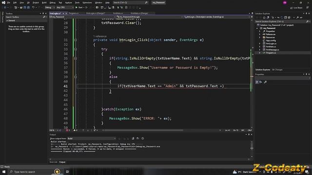 023 برمجة واجهة تسجيل الدخول C-Sharp Windows Forms | C-Sharp myPassword смотреть онлайн