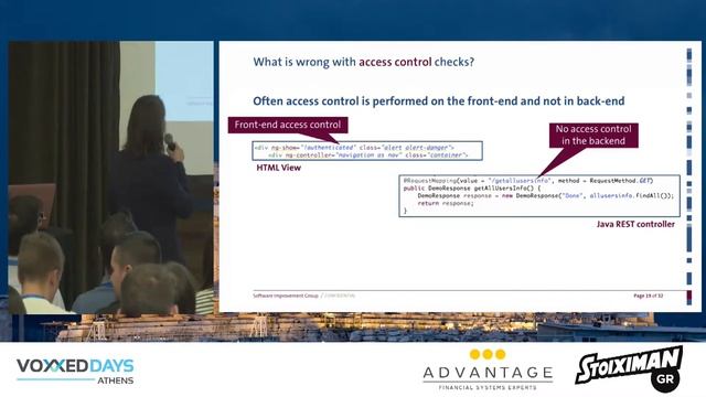 Voxxed Athens 2017 :: Security issues and challenges when building novel web applications смотреть онлайн