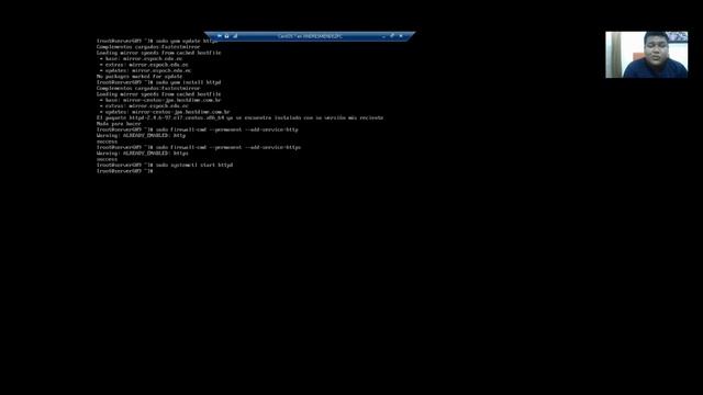 Instalacion del servidor web Apache en CentOS 7 смотреть онлайн