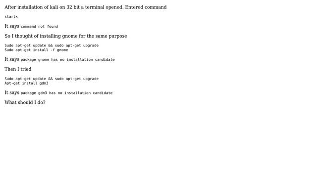 Unix & Linux: Kali won't boot in GUI смотреть онлайн