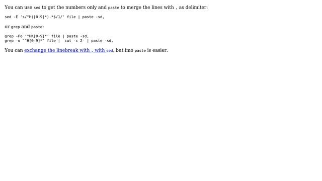 Unix & Linux: Question about text formatting using sed of awk (5 Solutions!!) смотреть онлайн