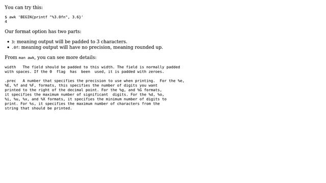 Unix & Linux: Awk printf number in width and round it up (3 Solutions!!) смотреть онлайн