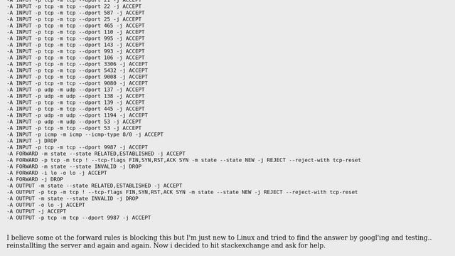 Unix & Linux: IPTABLES - Not able to open Ports смотреть онлайн