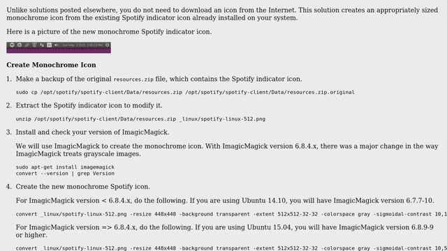 Ubuntu: How to Add a Monochrome Spotify Indicator Icon? смотреть онлайн