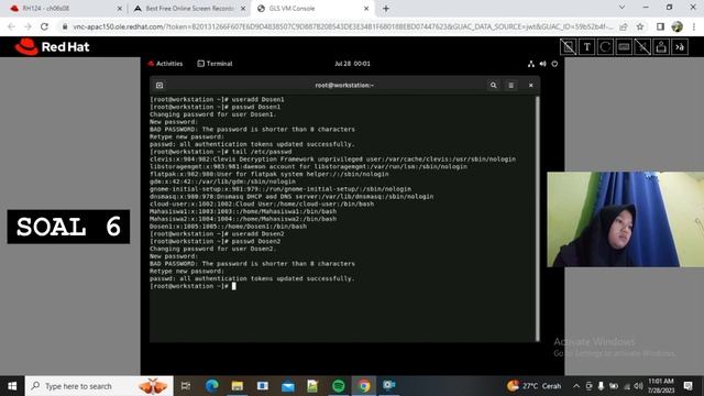 Uas Praktek Sistem Operasi || Linux Redhat || KARINA QUR,ANI (2201091016) MI 1C смотреть онлайн