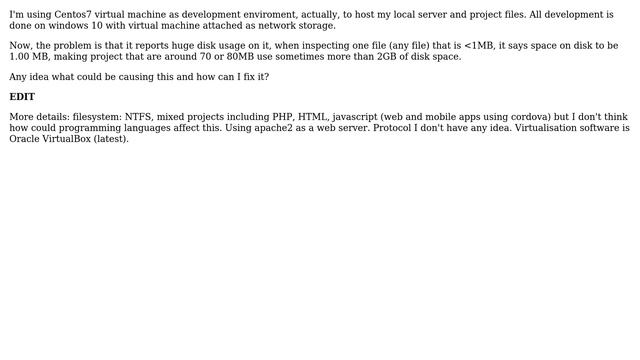 Unix & Linux: Huge disk usage on development virtual machine running Centos 7 (2 Solutions!!) смотреть онлайн
