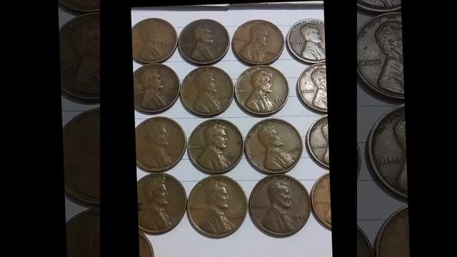 Lincoln Wheat Pennies From 1910 To 1955