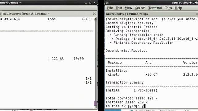 Setting a Centos6 FTP server in Microsoft Azure, under xinetd смотреть онлайн