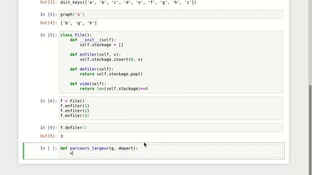 Graphes - graphviz et parcours en largeur смотреть онлайн
