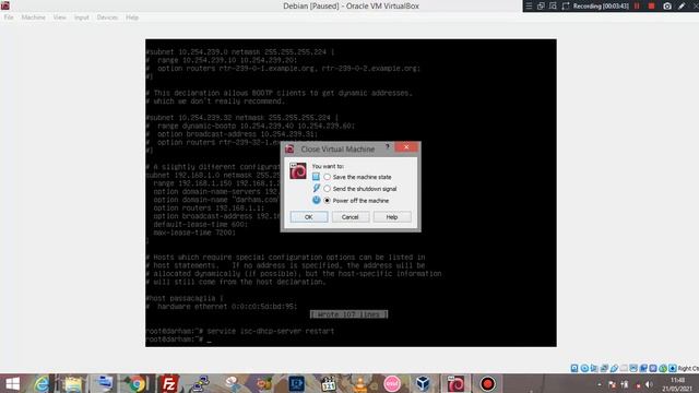 Tugas DHCP Debian 8 смотреть онлайн
