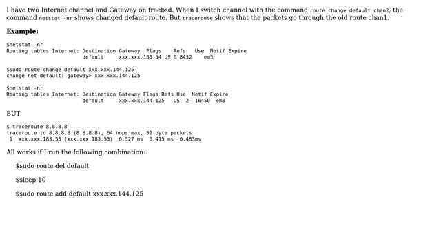 DevOps & SysAdmins: Freebsd change default Internet channel route (2 Solutions!!) смотреть онлайн