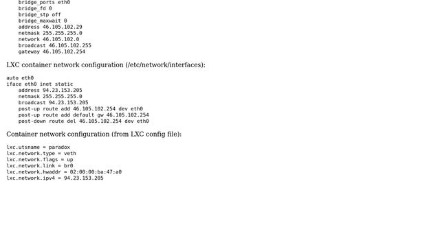 Unix & Linux: LXC container network/routing issues смотреть онлайн