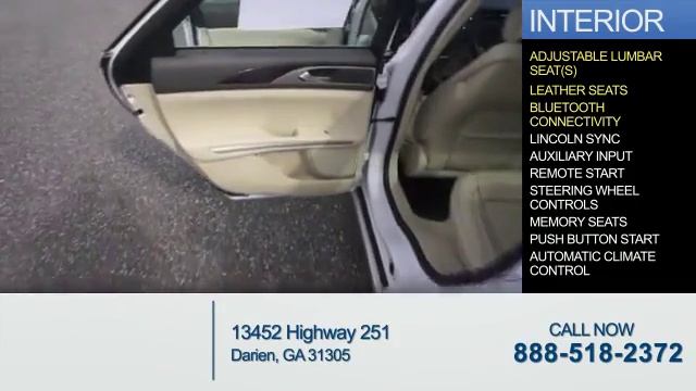 2014 Lincoln MKZ 5820 - Darien GA смотреть онлайн
