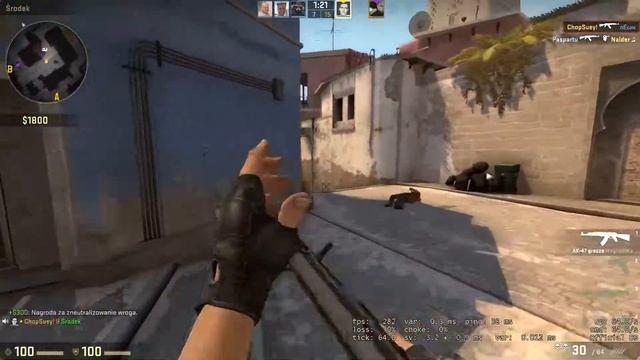 de_mirage ACE! CS GO смотреть онлайн