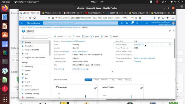 AZ500 VNet Peering Azure - Basics смотреть онлайн