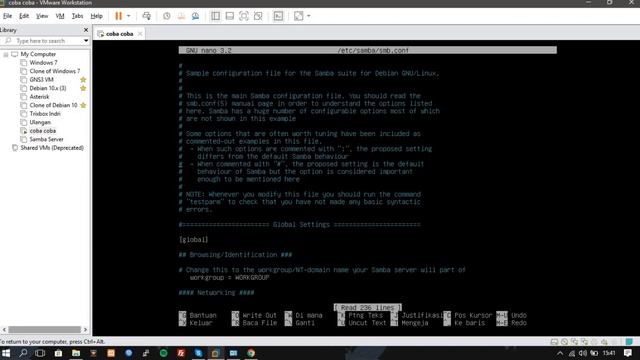 Konfigurasi Samba Server Debian смотреть онлайн