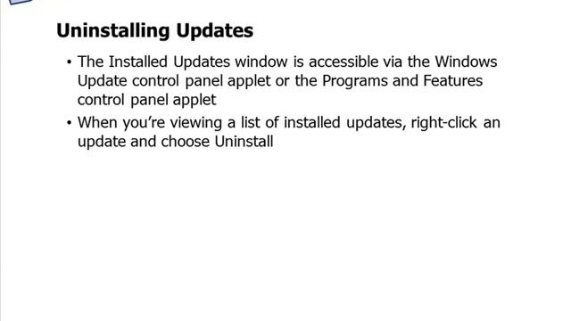 Lesson 13 -- Protecting Client Computers with Windows Updates смотреть онлайн