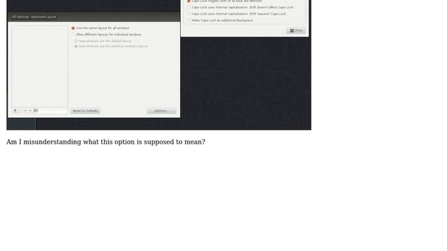 Ubuntu: set Caps Lock to shift (all keys) смотреть онлайн