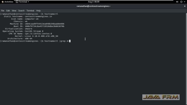 How to check CPU Architecture in CentOS Stream 8 смотреть онлайн