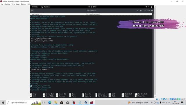 KONFIGURASI VSFTPD DI DEBIAN смотреть онлайн