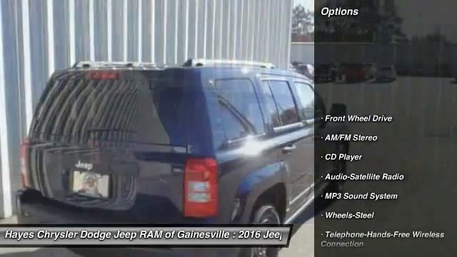 2016 Jeep Patriot Gainesville GA G637065 смотреть онлайн