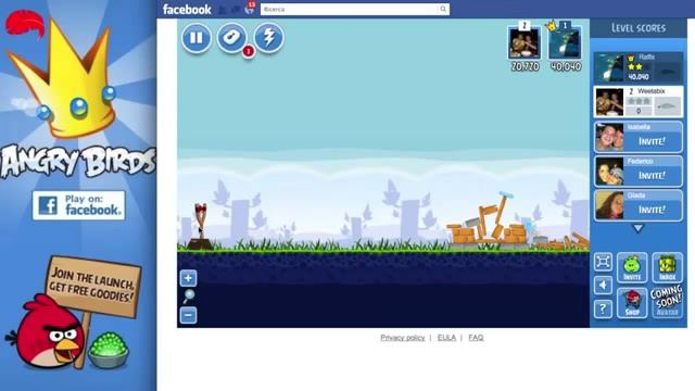 Angry Birds facebook level 1 9 Poached Eggs Walkthrough 3 stars gameplay video turorial Imac HD смотреть онлайн
