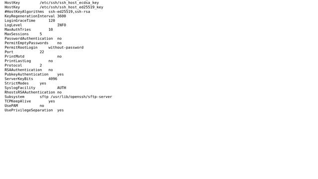 DevOps & SysAdmins: HostKeyAlgorithms in sshd config on debian - daemon reload fail смотреть онлайн