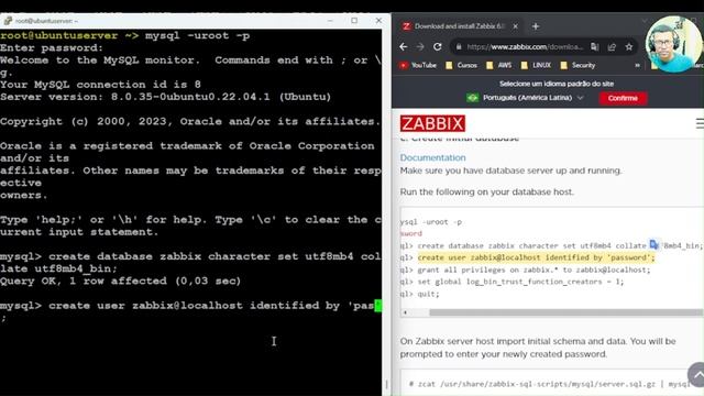 Instalando Zabbix 6 no Ubuntu Server смотреть онлайн