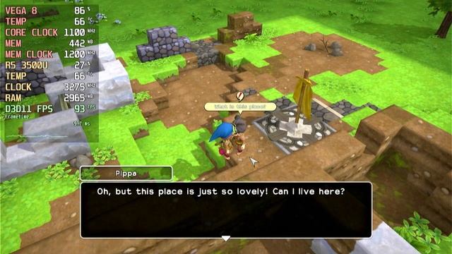 Dragon Quest Builders - Ryzen 5 3500U + VEGA 8 - 720p, Medium Settings, 35W TDP смотреть онлайн