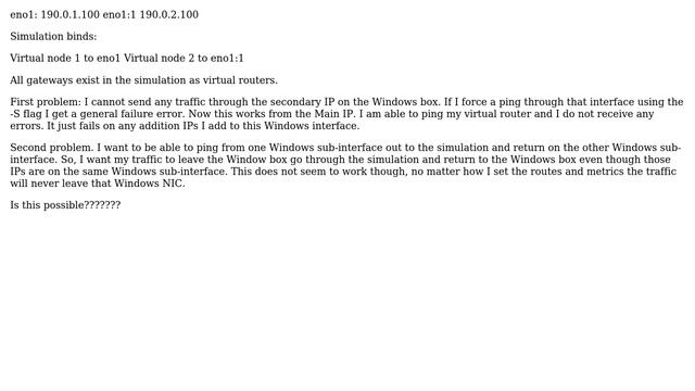 Window 7 sub-interfaces to Linux sub-interfaces communication -- Network deity level needed смотреть онлайн
