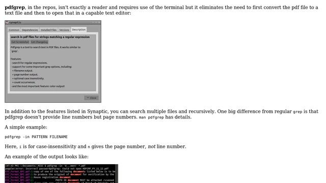 Ubuntu: Is there a Pdf reader with regular expression search смотреть онлайн