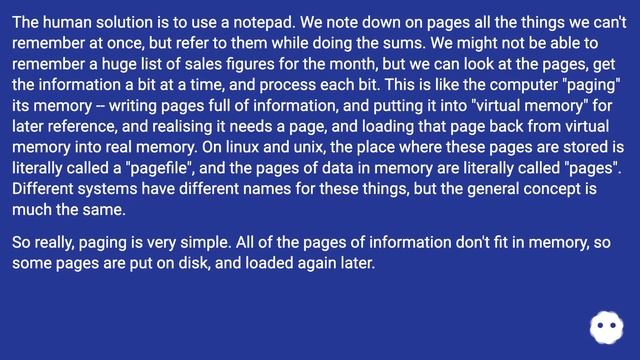What is virtual memory? смотреть онлайн