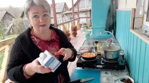 ГОТОВЛЮ КРЕВЕТОЧНЫЙ СУП НА СВОЕЙ ЛЕТНЕЙ КУХНЕ.