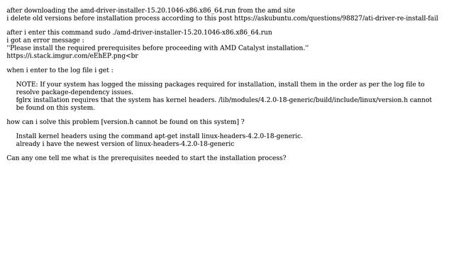 Ubuntu: Amd graphics card installation error on ubuntu 15.10 смотреть онлайн