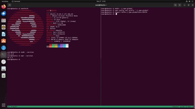 Linux - Global npm packages смотреть онлайн