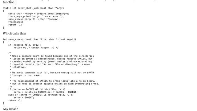 cannot exec [...] : Bad address" смотреть онлайн