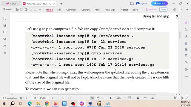 Redhat Linux 9: Cách dùng tar và gzip смотреть онлайн