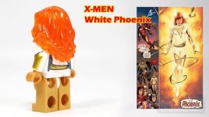 Lego X-Men Mutant Dark Phoenix Sentinel Colossus Mystique Psylocke Unofficial Lego Minifigures