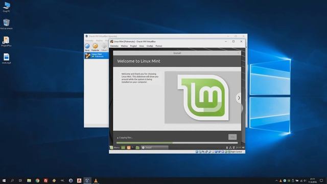 Linux Mint 19 VirtualBox Install смотреть онлайн