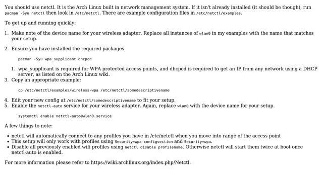 Unix & Linux: Arch linux wifi works manually, how to make it automatic? (3 Solutions!!) смотреть онлайн