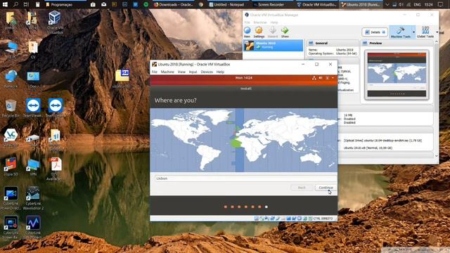 Como Instalar Virtualbox e Ubuntu смотреть онлайн