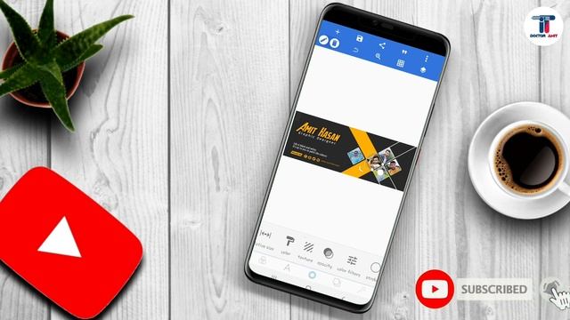 Facebook Cover Photo Design On Mobile | Pixellab Tutorial смотреть онлайн