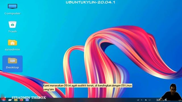 SYSADMIN THEBOX : INSTALASI LINUX UBUNTU KYLIN 20.04.1 смотреть онлайн