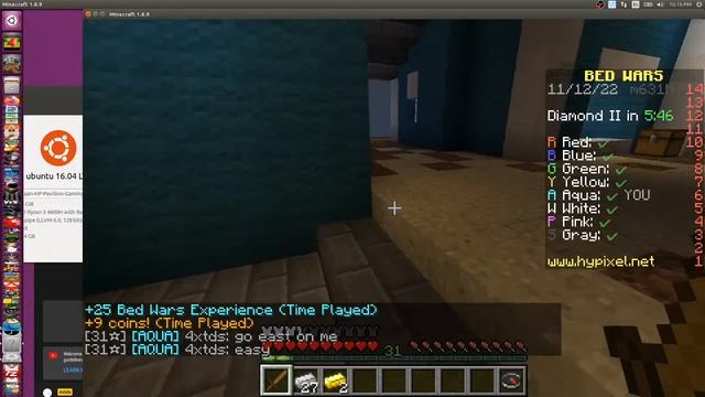 using a 6 year old ubuntu system to play minecraft смотреть онлайн