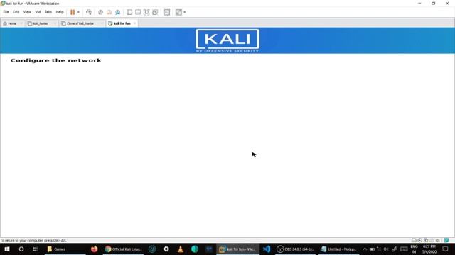 VMware kail linux install смотреть онлайн